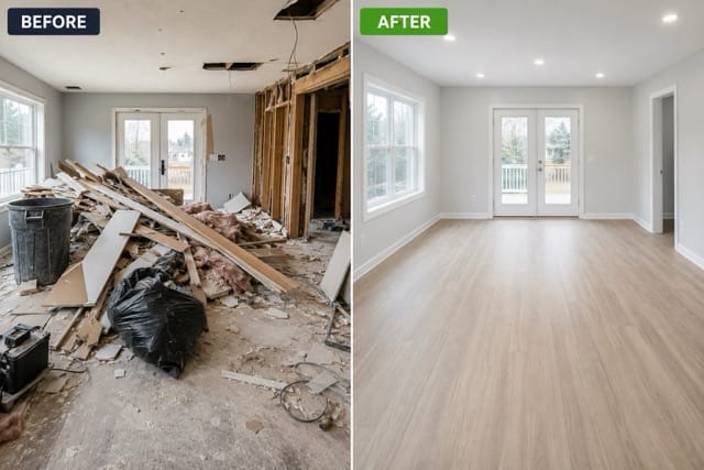 renovation debris removal medium