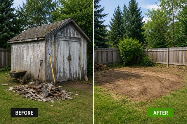 shed removal medium